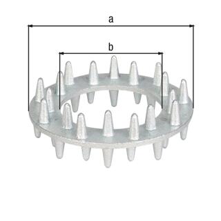 Scheibendübel mit Dornen zweiseitig verzinkt GAH