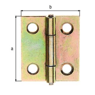 Scharnier gelb verzinkt GAH
