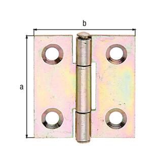 Scharnier gelb verzinkt GAH