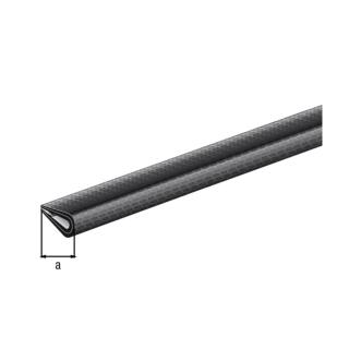 Kantenschutzprofil GAH Weich-PVC schwarz 10x7 1 Stück