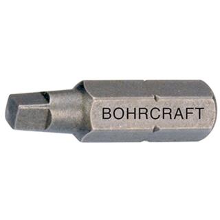 Bohrcraft Schrauber-Bits 1/4Zoll für Robertson Vierkant Schrauben