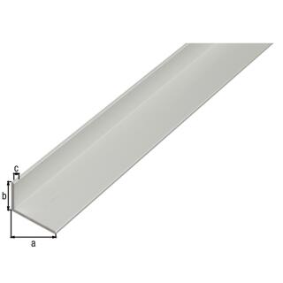 Winkelprofil GAH Alu silberfarbig eloxiert 15x10x1,5/1m 1 Stück