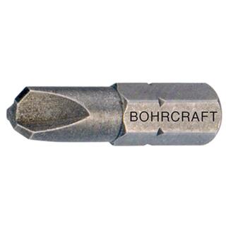 Bohrcraft Schrauber-Bits 1/4Zoll für Dreiflügel-Schrauben Gr. 0x25mm 100 Stück