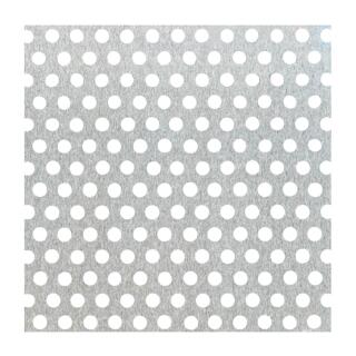Lochblech GAH rund Alu natur 250x500x0,8 1 Stück