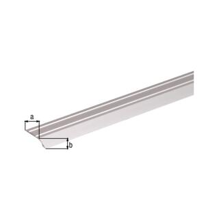 Ausgleichsprofil GAH selbstklebend Alu silberfarbig eloxiert 39x8/0,9m 1 Stück