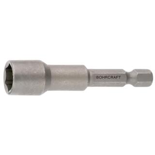 Bohrcraft Steckschlüsseleinsatz ohne Magnet mit 1/4Zoll Antrieb SW 13x65mm 25 Stück