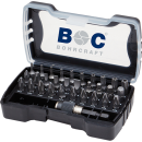 Bohrcraft Schrauber-Bits 1/4Zoll Schaft in Kunststoff-Box...