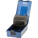 Bohrcraft Metall-Kassette dunkelblau M 10 leer 19-teilig für HSS-Spiralbohrer 338