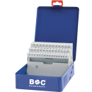 Bohrcraft Metall-Kassette blau M 601 leer 41-teilig...