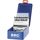 Bohrcraft Metall-Kassette blau M 591 leer 50-teilig für HSS-Spiralbohrer 338