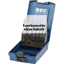Bohrcraft Industrie-Kunststoffbox dunkelblau KS5-K leer für 5 HSS-Kegelsenker 6,3/10,4/16,5/20,5/25,0