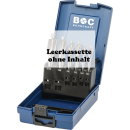 Bohrcraft Industrie-Kunststoffbox dunkelblau KS6-K leer f. 6 Kegelsenker 6,3/8,3/10,4/12,4/16,5/20,5