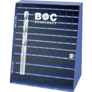 Bohrcraft Industrie-Kunststoffbox grau GK 12-K leer für 28 HGB DIN 352 + Spibo DIN 338