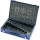 Bohrcraft Industrie-Kunststoffbox dunkelblau KR 591 leer für 51 HSS-Spiralbohrer DIN 338