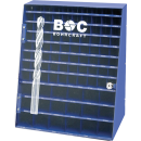 Bohrcraft BOHRER-DISPLAY blau für 435 Spiralbohrer für 1,0-13,0 x 0,5 mm, BD 435 leer