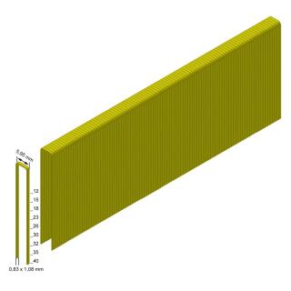 Heftklammern im Blister Edelstahl 1.4301 Prebena ES26CRFHA-B 1100 Stück