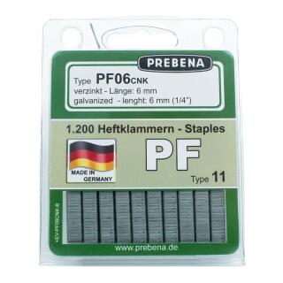 Heftklammern verzinkt Prebena PF-CNK-B