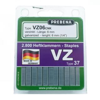 Heftklammern verzinkt Prebena VZ-CNK-B