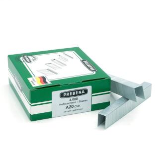 Heftklammern verzinkt Prebena A20CNK 4000 Stück