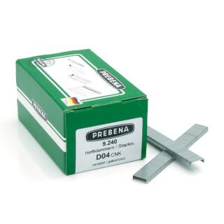 Heftklammern verzinkt Prebena D04CNK 9240 Stück