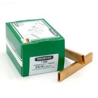 Heftklammern verzinkt geharzt Prebena ES18CNKHA 7800 Stück