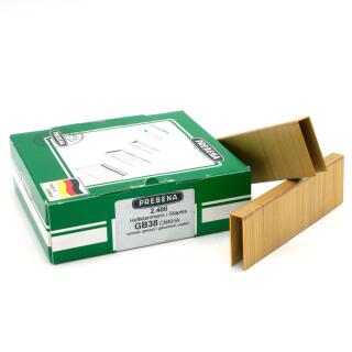 Heftklammern verzinkt geharzt Prebena GB38CNKHA 2400 Stück