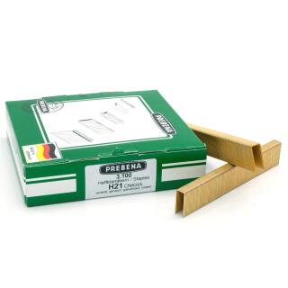 Heftklammern verzinkt geharzt Prebena H21CNKHA 3100 Stück