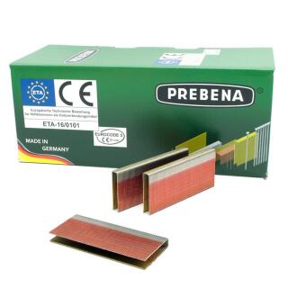 Heftklammern Edelstahl 1.4301 ETA Prebena L63CRFHA-ETA 6900 Stück