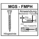 Gurtschrauben-Faserplattenschrauben Prebena MGS4/45FMPH 1000 Stück