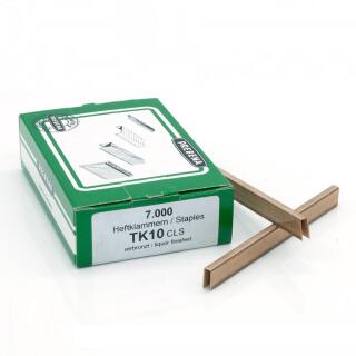 Heftklammern verbronzter Stahl Prebena TK10CLS 7000 Stück