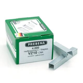 Heftklammern verzinkt Prebena VZ10CNK 4000 Stück