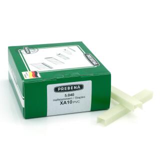 Heftklammern Kunststoff Prebena XA10PVC 5040 Stück