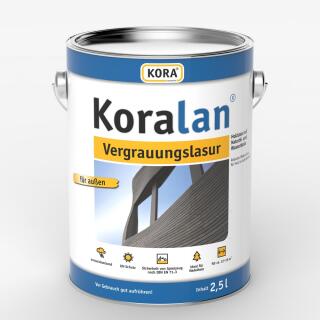 Koralan Vergrauungslasur Silber 0,75 l Dose