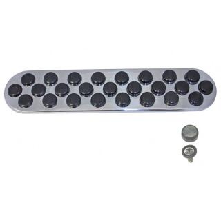 Antirutschplatte Edelstahl A4 180x40mm 2 Stück, 23,67 €