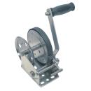 Manuelle Winsch Edelstahl A2 540kg, Grundplatte 135x90mm...