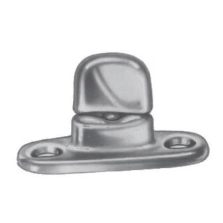 DOT-Common-Sense Drehverschluss zum Verschrauben Messing vernickelt Höhe 20,0mm 100 Stück