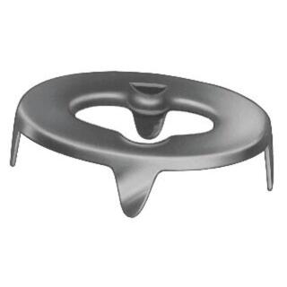 DOT-Common-Sense Öse für Stoffe Messing vernickelt Zapfen 8,5mm 100 Stück