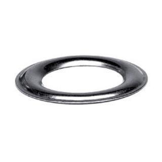 DOT-Gegenplatte Nr.3 Messing vernickelt für Öse 100 Stück