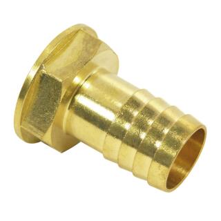Schlauchanschluss mit Innengewinde Messing 3/4 Zoll für Schlauch 19mm 1 Stück