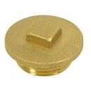 Stopfen mit Außengewinde Messing 1/2 Zoll 1 Stück