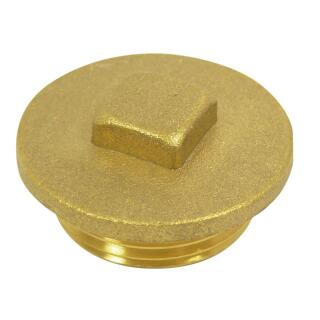 Stopfen mit Außengewinde Messing 3/8 Zoll 1 Stück