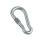 Karabinerhaken mit Sicherheitsmutter Edelstahl A4 11x120mm 5 Stück