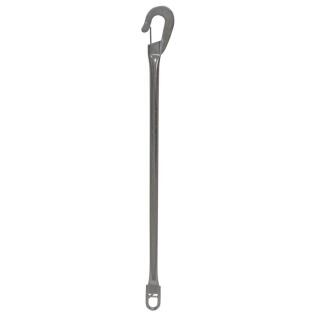 Bojenhaken mit Sicherung Edelstahl A4 25x900mm 1 Stück