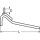 Kettenkralle mit gespleißtem Seil Edelstahl A4/PP für Kette 8mm, Seil 14mm (3m) 1 Stück