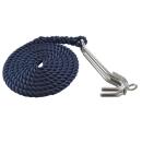 Kettenkralle mit gespleißtem Seil Edelstahl A4/PP für Kette 10mm, Seil 14mm (3m) 1 Stück