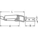 Spannverschluss Edelstahl A2 102mm 1 Stück