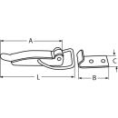 Spannverschluss Edelstahl A2 115mm 1 Stück