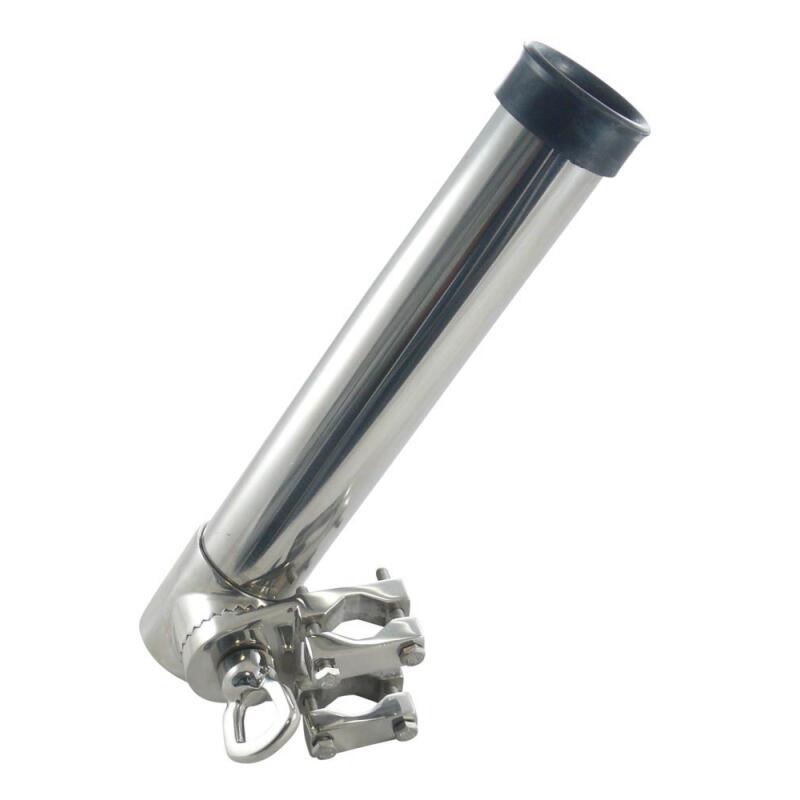 Angelrutenhalter fr Reling, verstellbar Edelstahl A4 285mm, fr Rohr,  56,22