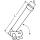 Angelrutenhalter für Reling, verstellbar Edelstahl A4 285mm, für Rohr 30mm 1 Stück