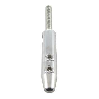ESS Schraubterminal mit Gewindestift Edelstahl A4 5mm/M6x50(37)mm 2 Stück